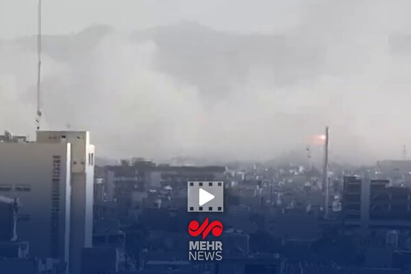 تصاویری از حملات هوایی آمریکایی-صهیونیستی به مناطقی از شرق تهران