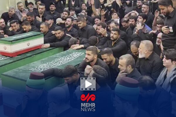 تصاویری از تشییع خانواده رهبرشهید ایران در حرم حضرت اباالفضل (ع)
