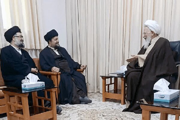 حجت الاسلام سیدحسن خمینی با آیت‌الله جوادی آملی دیدار کرد