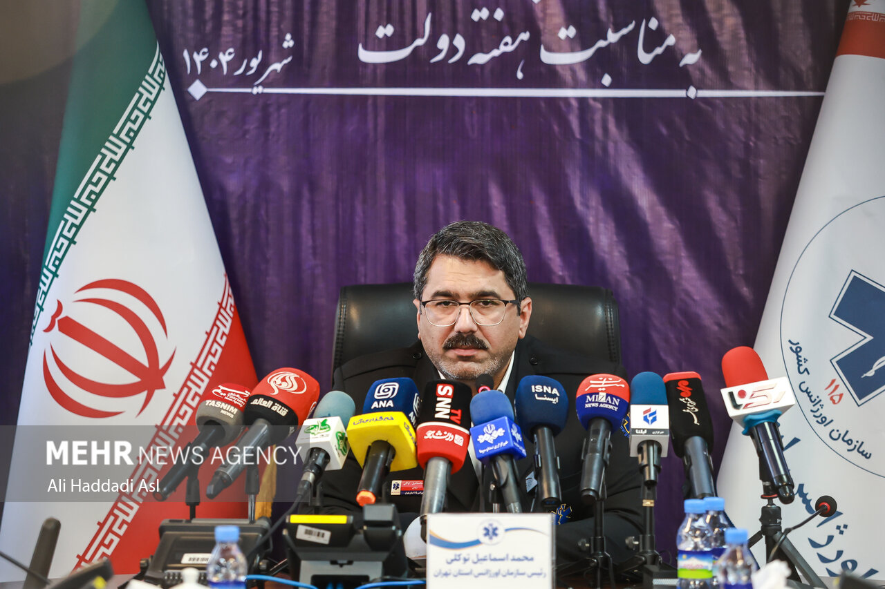 رئیس اورژانس تهران: تا این لحظه مصدومی نداشتیم