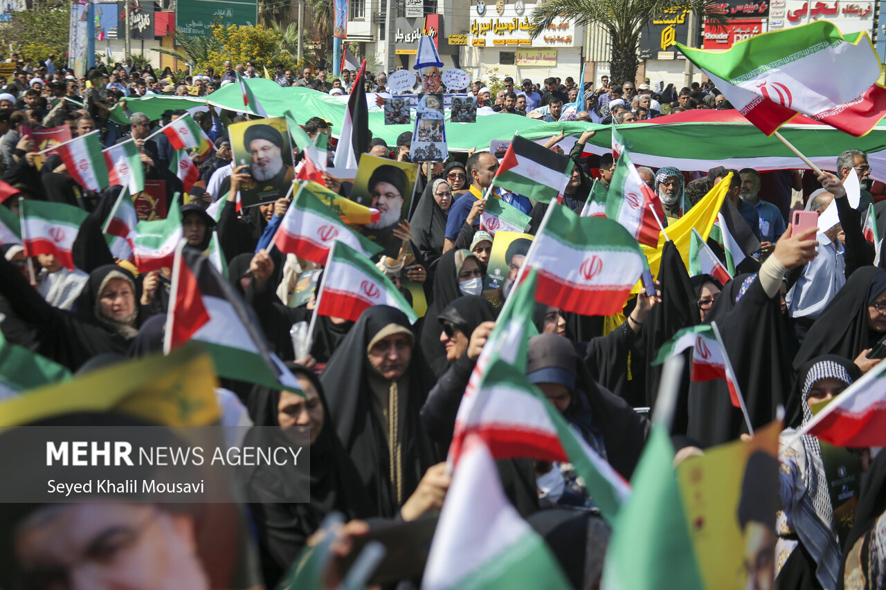 آغاز خروش حماسی اهوازی‌ها در تاریخی‌ترین راهپیمایی روز قدس