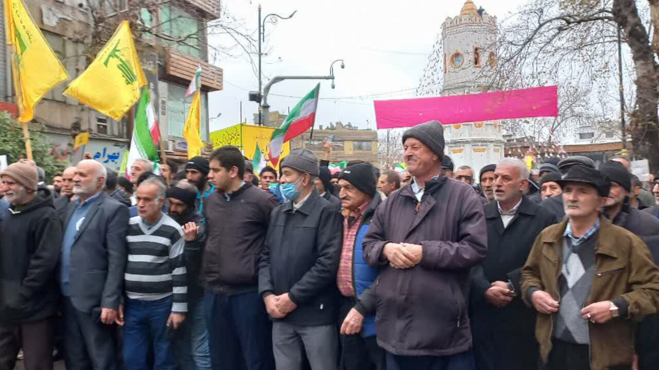 قاب های ماندگار از راهپیمایی ۲۲ بهمن در آمل