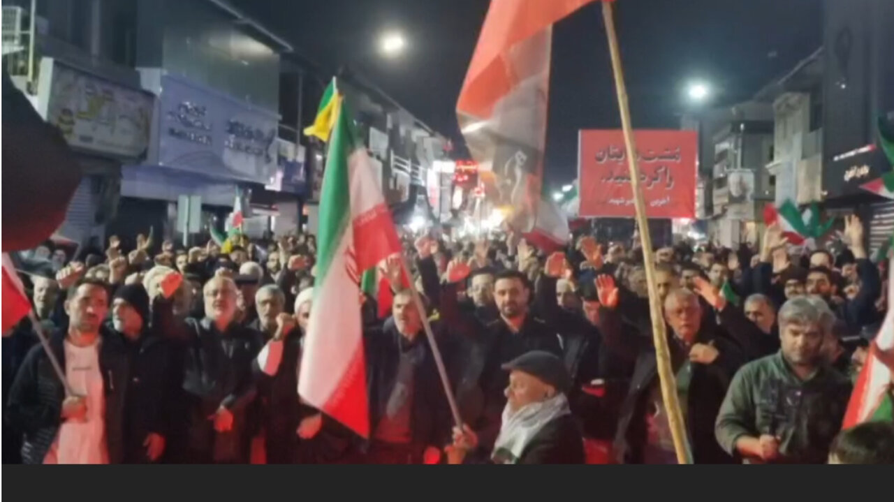 خروش مردم انقلابی شهرستان رامسر