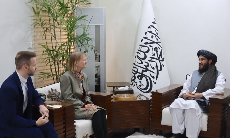 بررسی وضعیت مهاجران افغانستانی در دیدار مقام طالبان با مقام سازمان ملل
