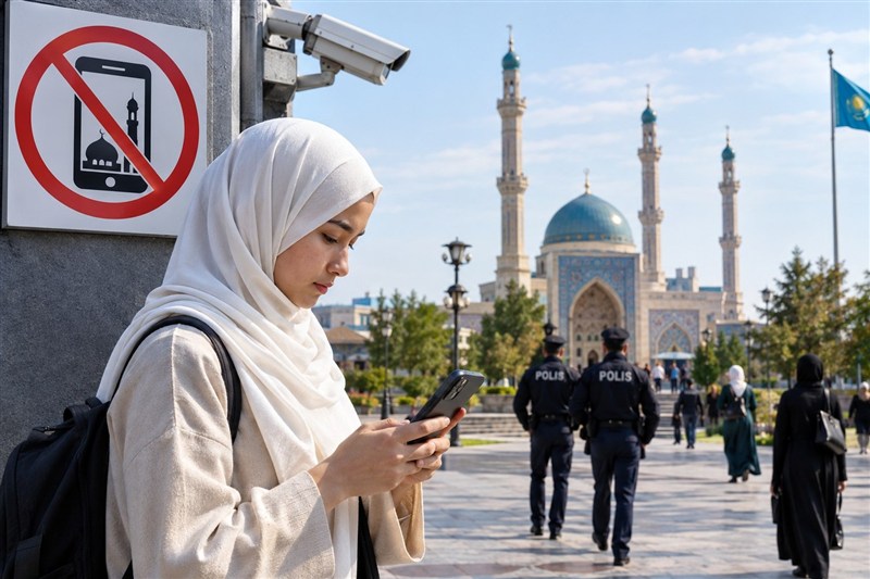محدودیت‌های مذهبی در آسیای مرکزی؛ از پایش مجازی تا ممنوعیت حجاب