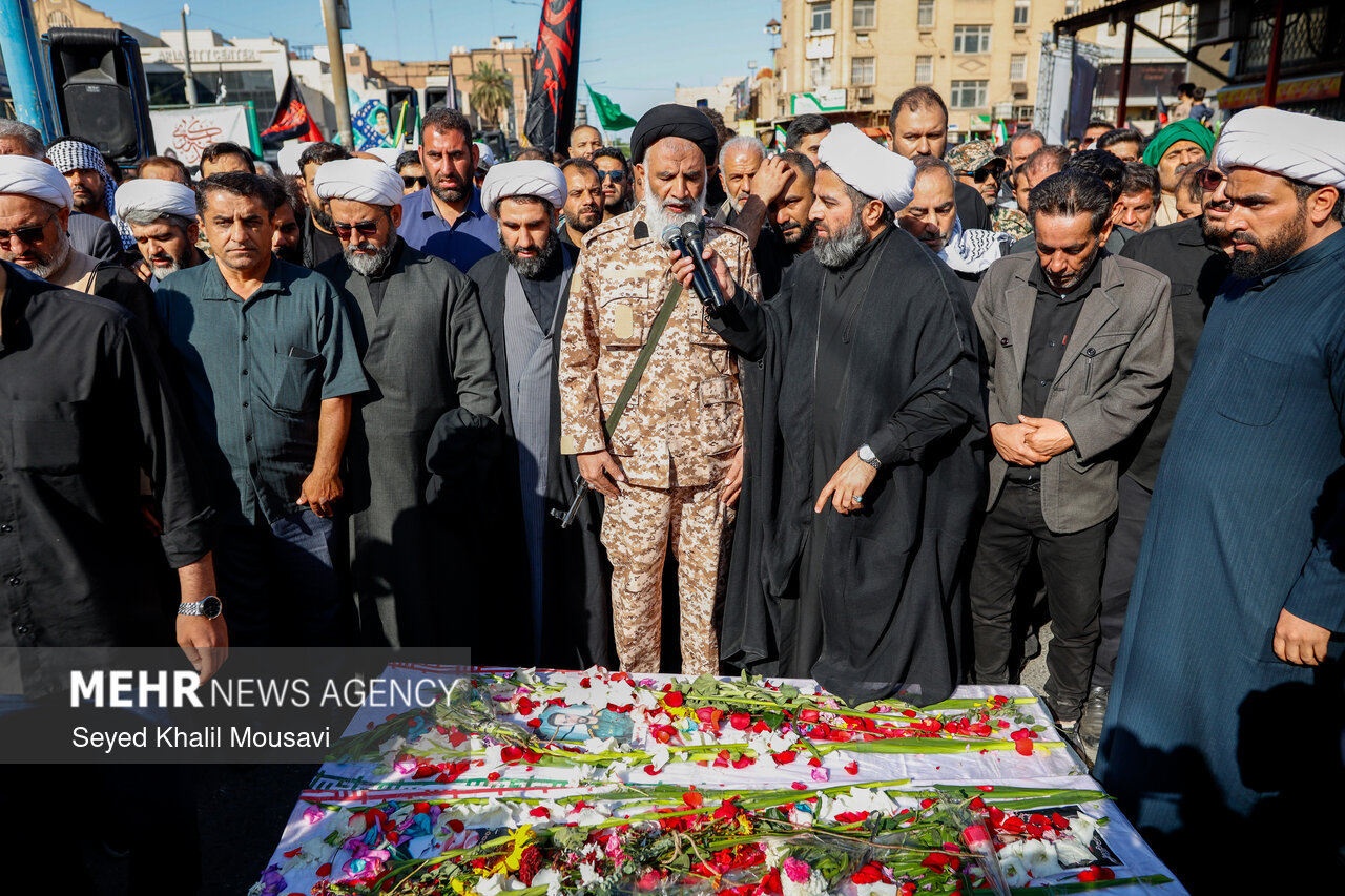 پیکر ۸ شهید امروز در خوزستان تشییع شد