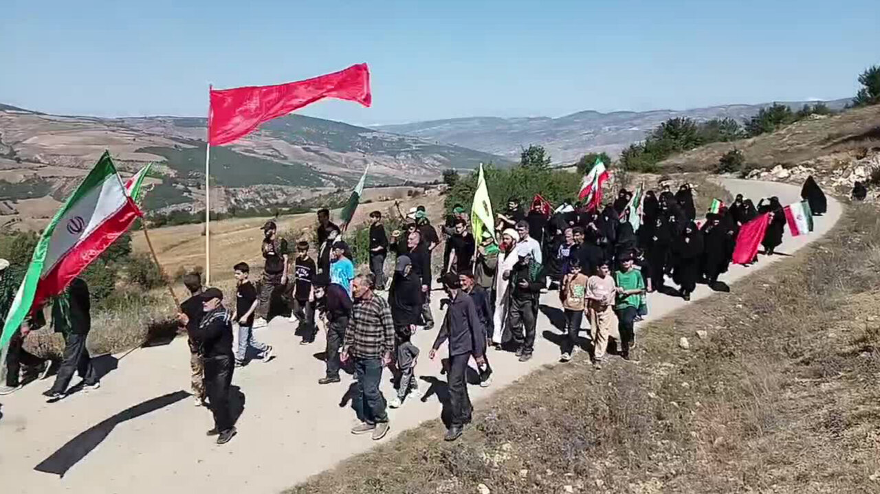 شور و شیدایی اربعین حسینی در رینه و جویبار
