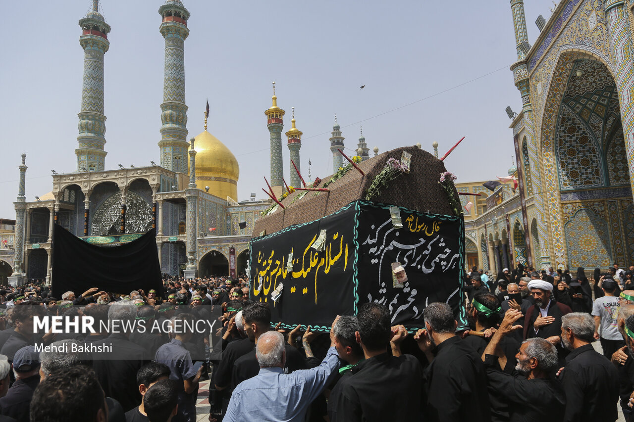 عزاداری رحلت پیامبر و شهادت امام حسن(ع) در قم