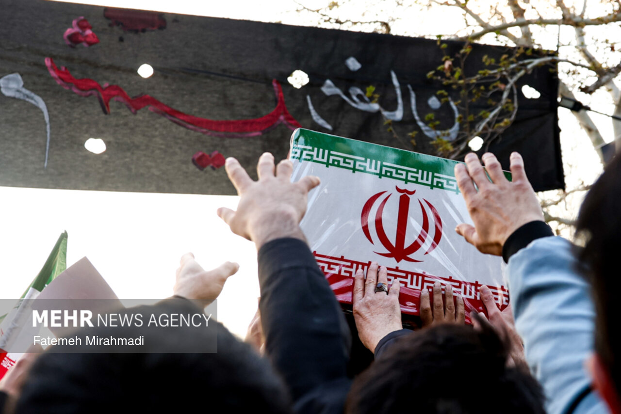 سردار شهید اسماعیلی خسروآبادی در دزفول تشییع شد