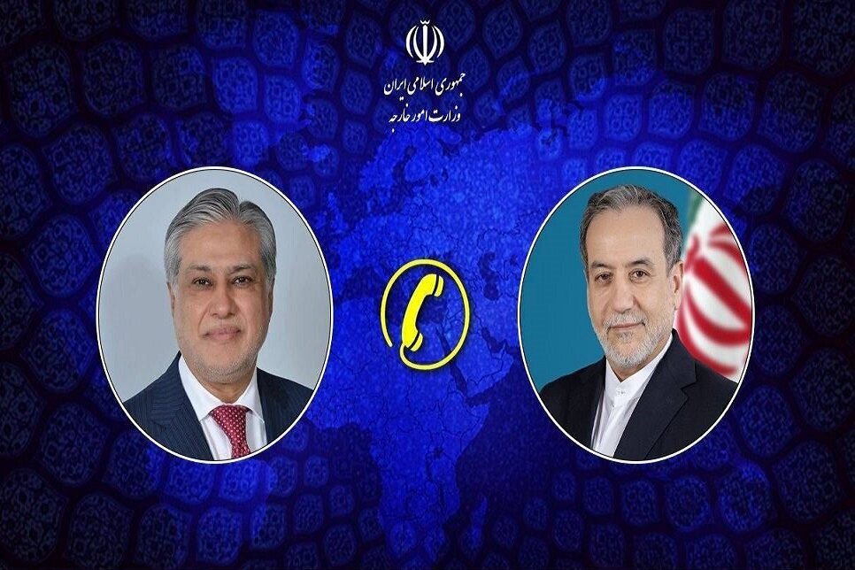 گفتگوی تلفنی وزرای امور خارجه ایران و پاکستان