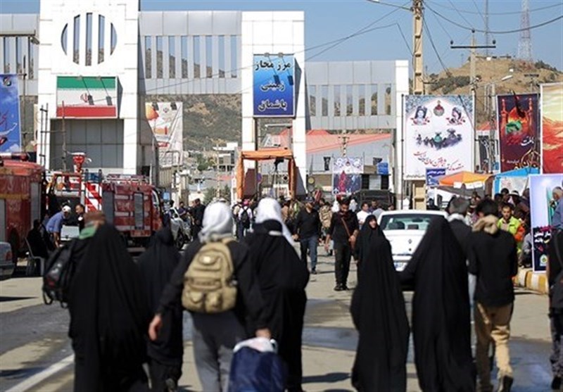 مرز باشماق در خدمت اربعین؛ تردد 9703 زائر از گذرگاه مرزی کردستان