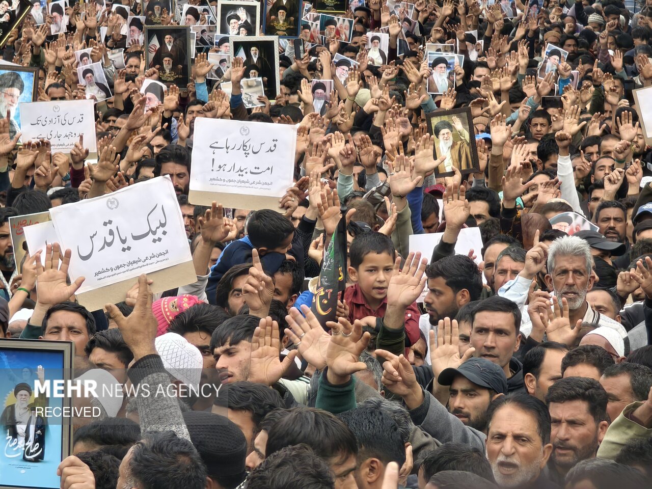 راهپیمایی روز قدس در کشمیر