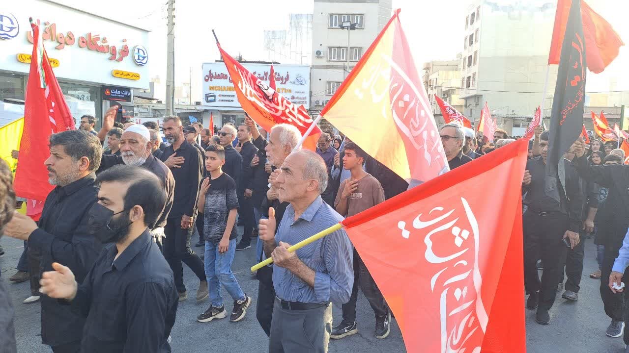 عزاداری و سوگواری امام شهید امت در بوشهر