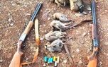 شکارچیان متخلف در کنگاور شناسایی شدند؛ کشف ۲ قبضه سلاح