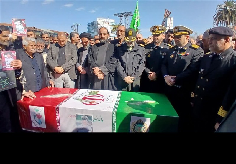 پیکر شهید دلاور جمارانی در گرگان تشییع شد