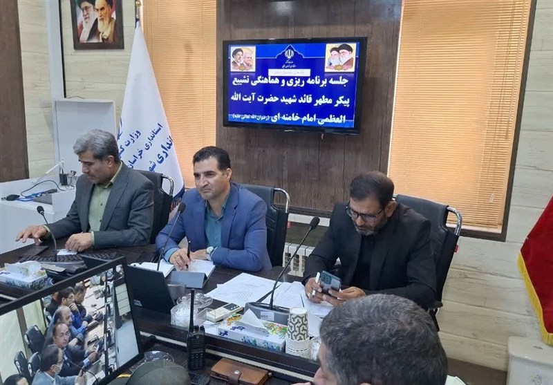 هماهنگی‌دستگاه های اجرایی قائنات برای تشییع پیکر مطهر قائد شهید درمشهد