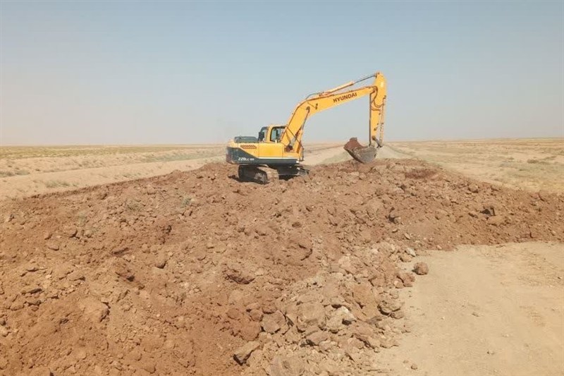 تالاب صالحیه برای پذیرش سیلاب آماده می‌شود