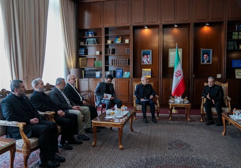 دیدار نمایندگان حزب‌الله، حماس و جنبش امل با عراقچی