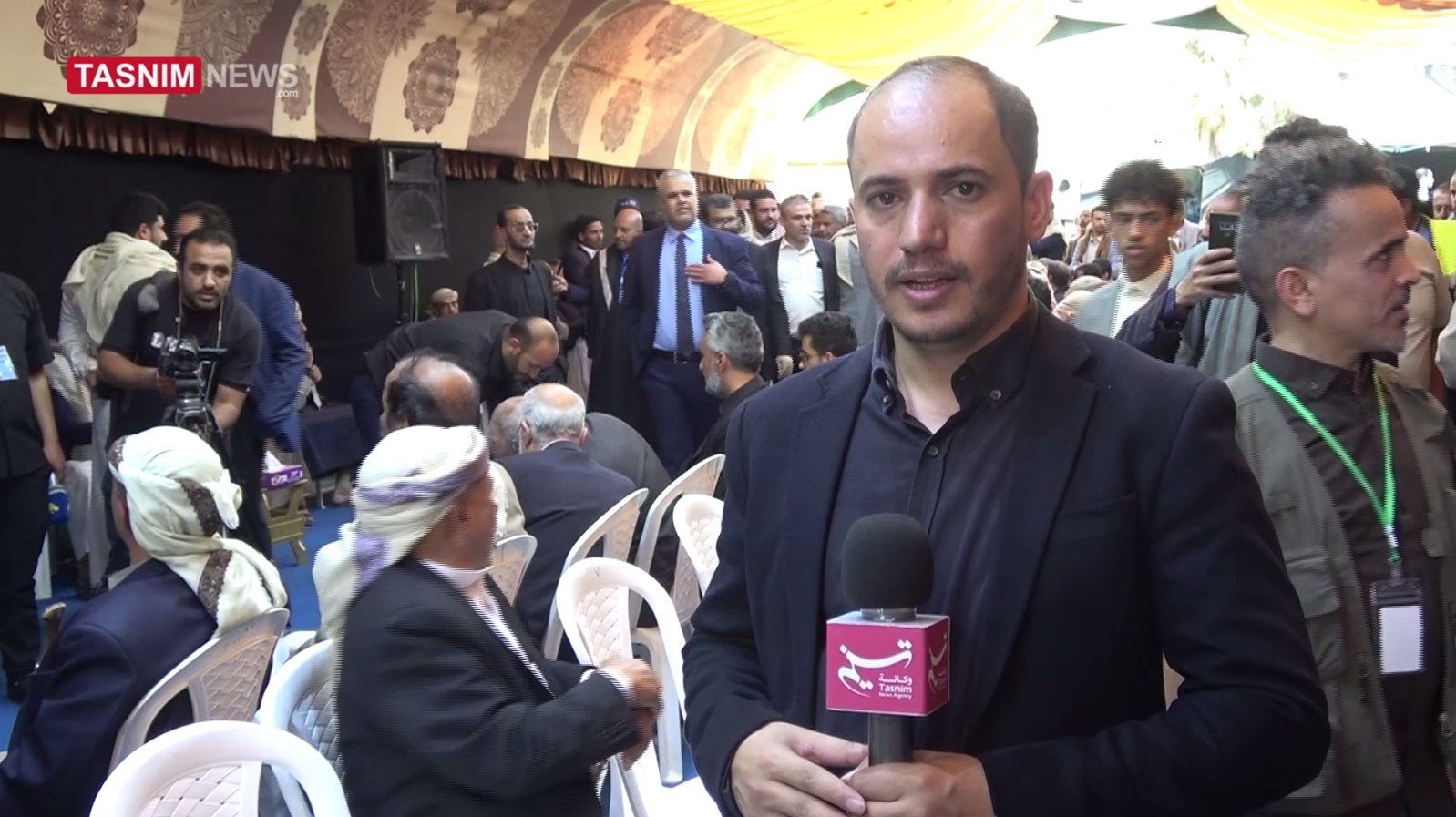 ببینید| گزارش تسنیم از مراسم یادبود رهبر شهید در سفارت ایران در صنعاء