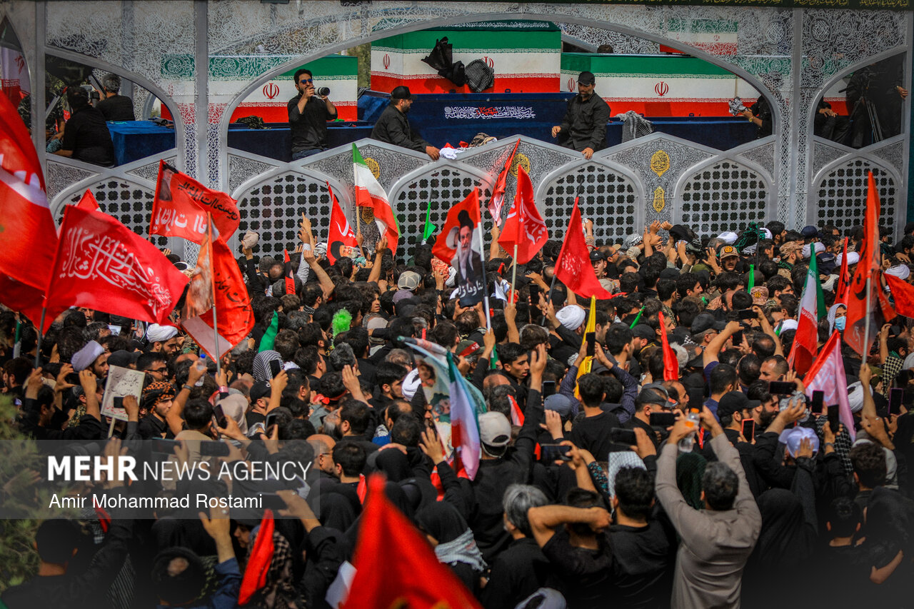 تشییع پیکر «آقای شهید ایران» در قم