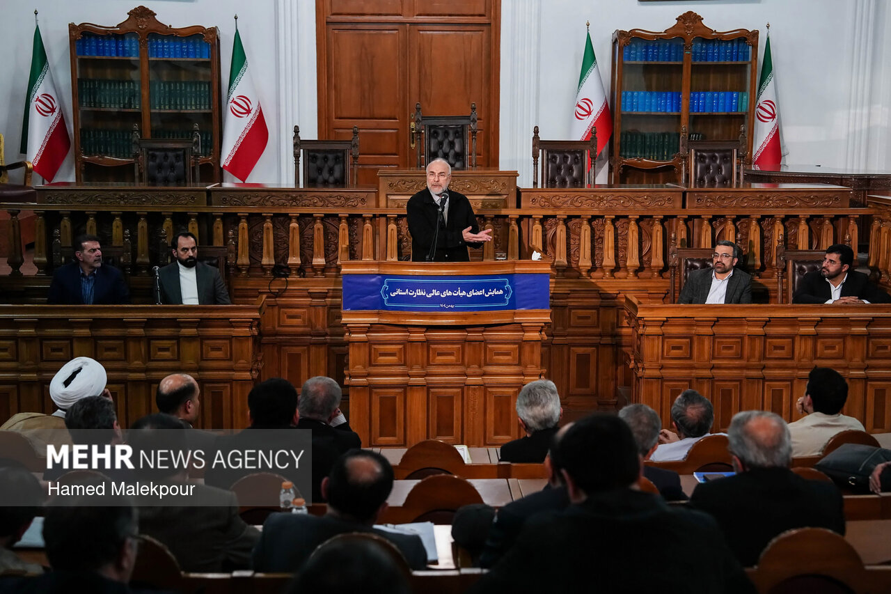 نشست اعضای شوراهای عالی نظارت بر انتخابات شوراها با حضور رئیس مجلس