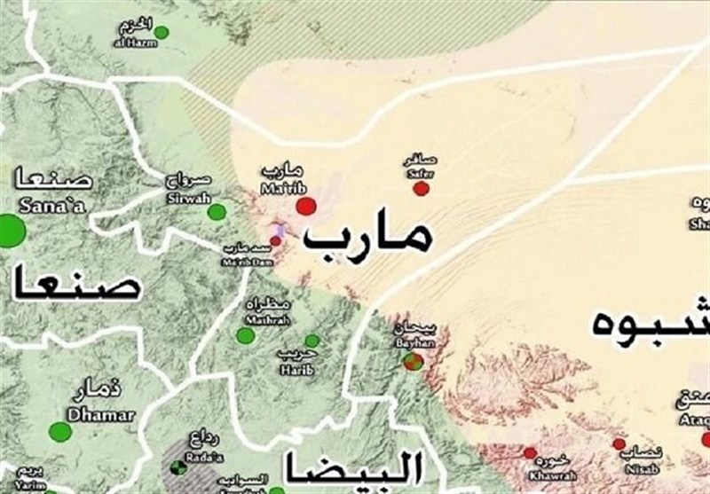حمله موشکی و پهپادی یمن به مواضع مزدوران سعودی در مأرب و المخا