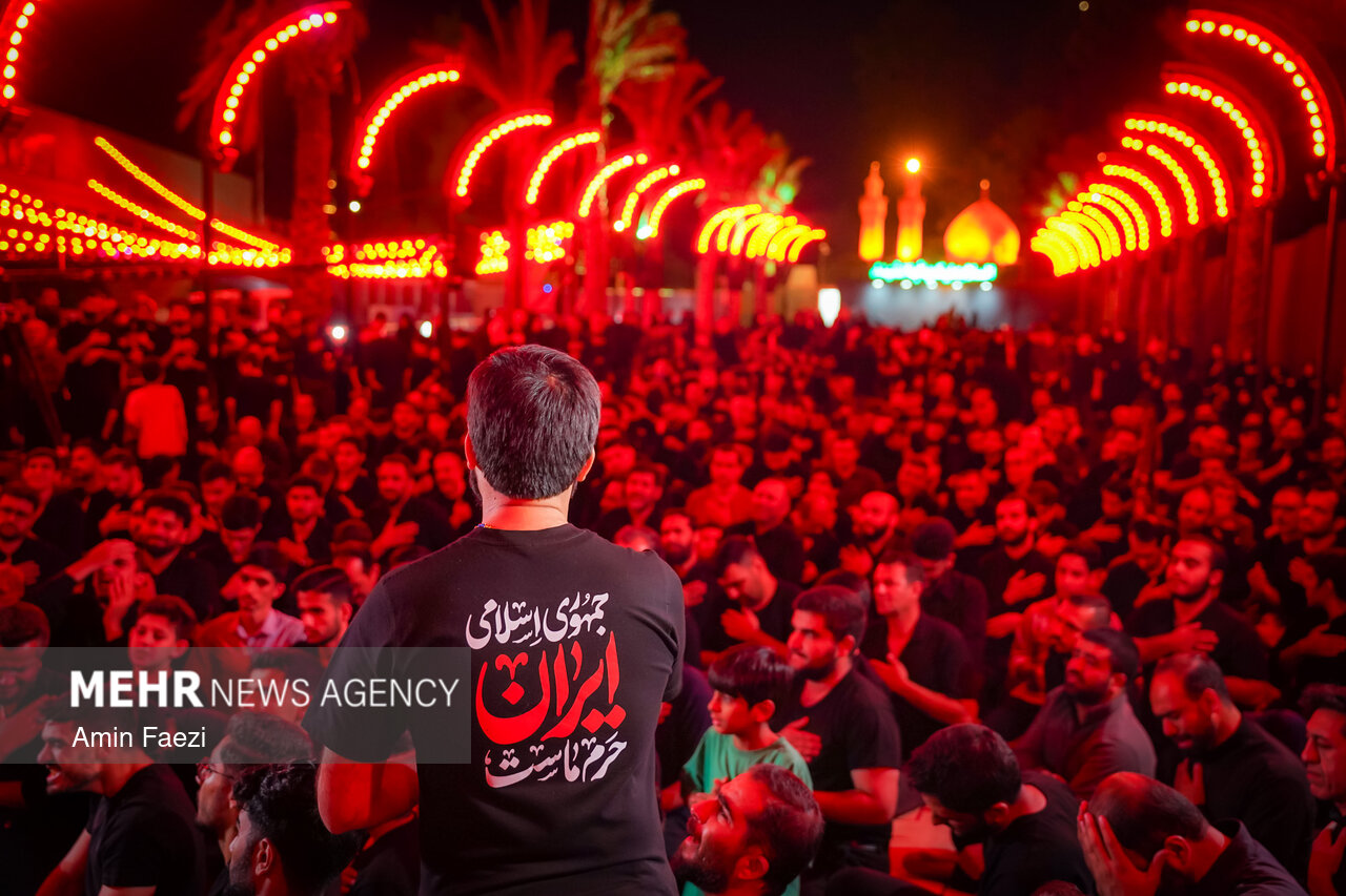 عزاداری شب‌ چهارم محرم در شیراز