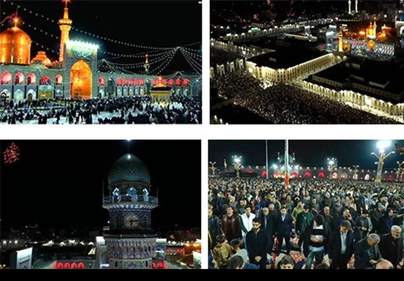 تحویل سال نو در حرم مطهر رضوی/از رجزخوانی تا طنین آمید