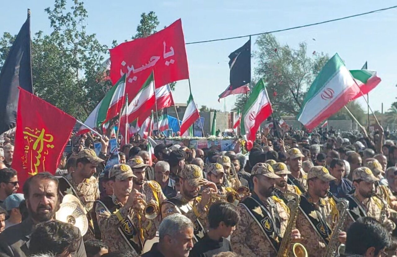 مراسم تشییع و خاکسپاری سردار شهید «بهنام رضایی»