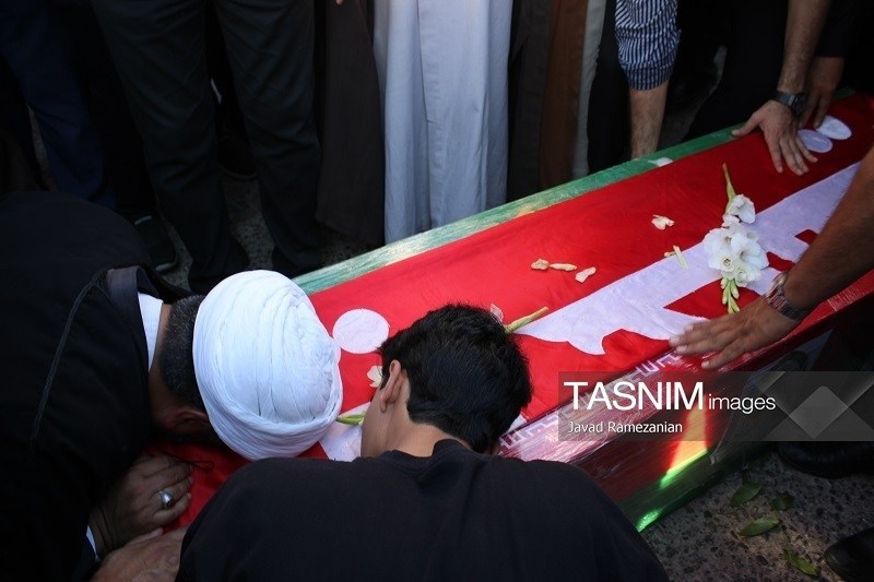 پایان مأموریت ناتمام خانم معاون/تشییع باشکوه «شهیده افتخاری»+فیلم