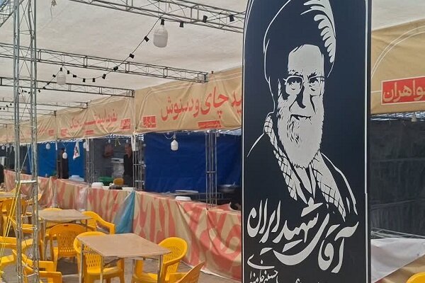 برپایی ۳۰۰ موکب مازندران در مسیر وداع و تشییع آقای شهید ایران