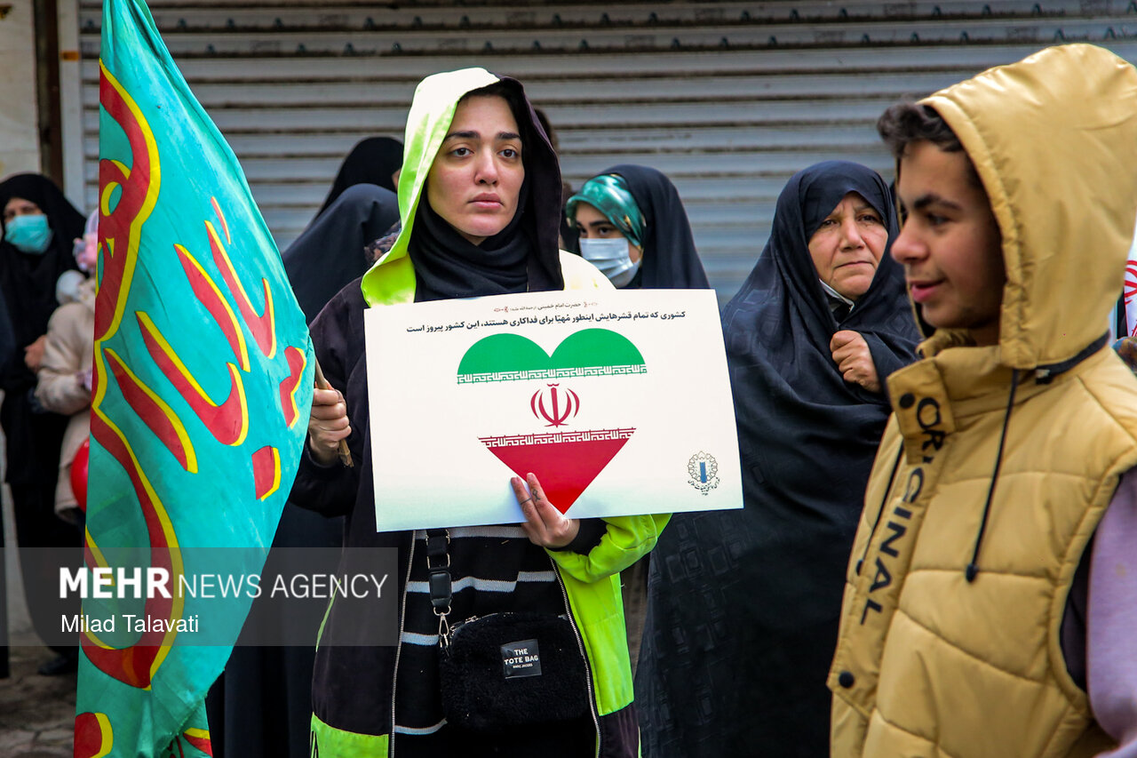 راهپیمایی ۲۲ بهمن در فومن
