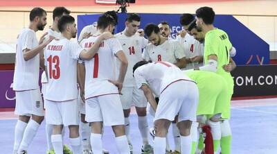 شهرخبر - برتری فوتسال ایران برابر افغانستان در نیمه نخست