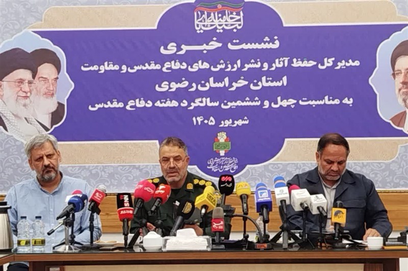 افتتاح 8 یادمان شهید گمنام در خراسان رضوی