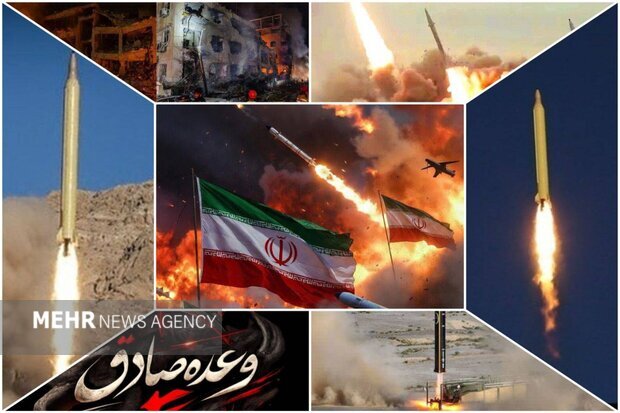 شلیک ۳ موج موشک از ایران به اراضی اشغالی؛ ۵ پهپاد هرمس منهدم شد