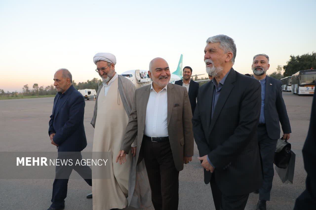 وزیر فرهنگ و ارشاد اسلامی وارد خوزستان شد