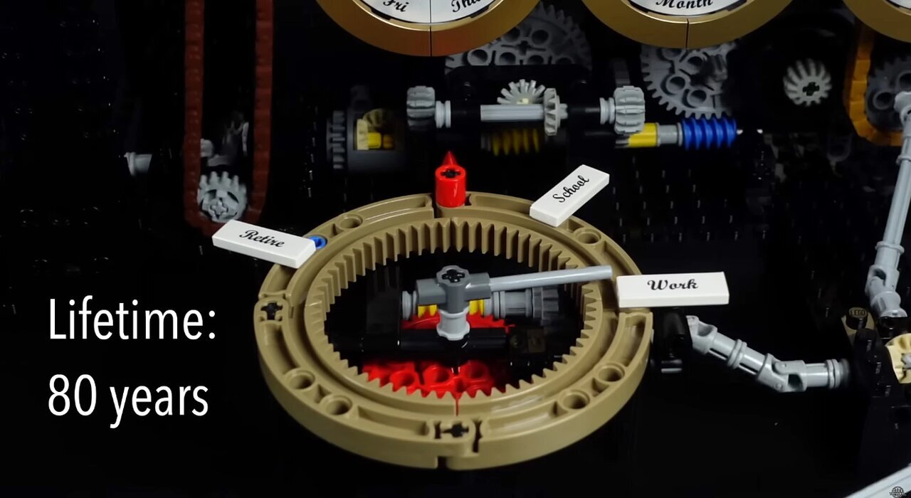 ساعت عجیبی که زمان کیهانی را نیز نشان می دهد/ شاهکار مکانیکی لگو دانشمندان را شگفت زده کرد