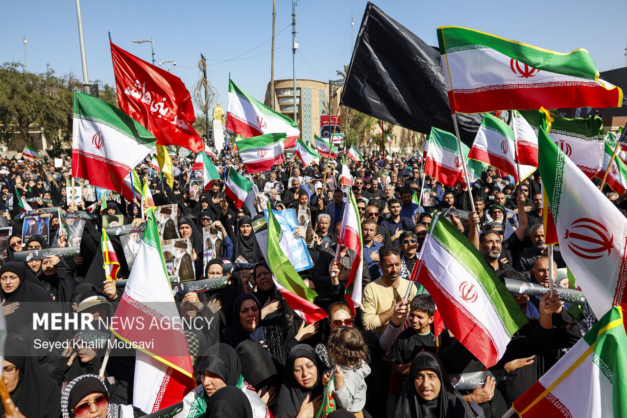 برگزاری راهپیمایی روز قدس در بیش از ۷۰ نقطه خوزستان