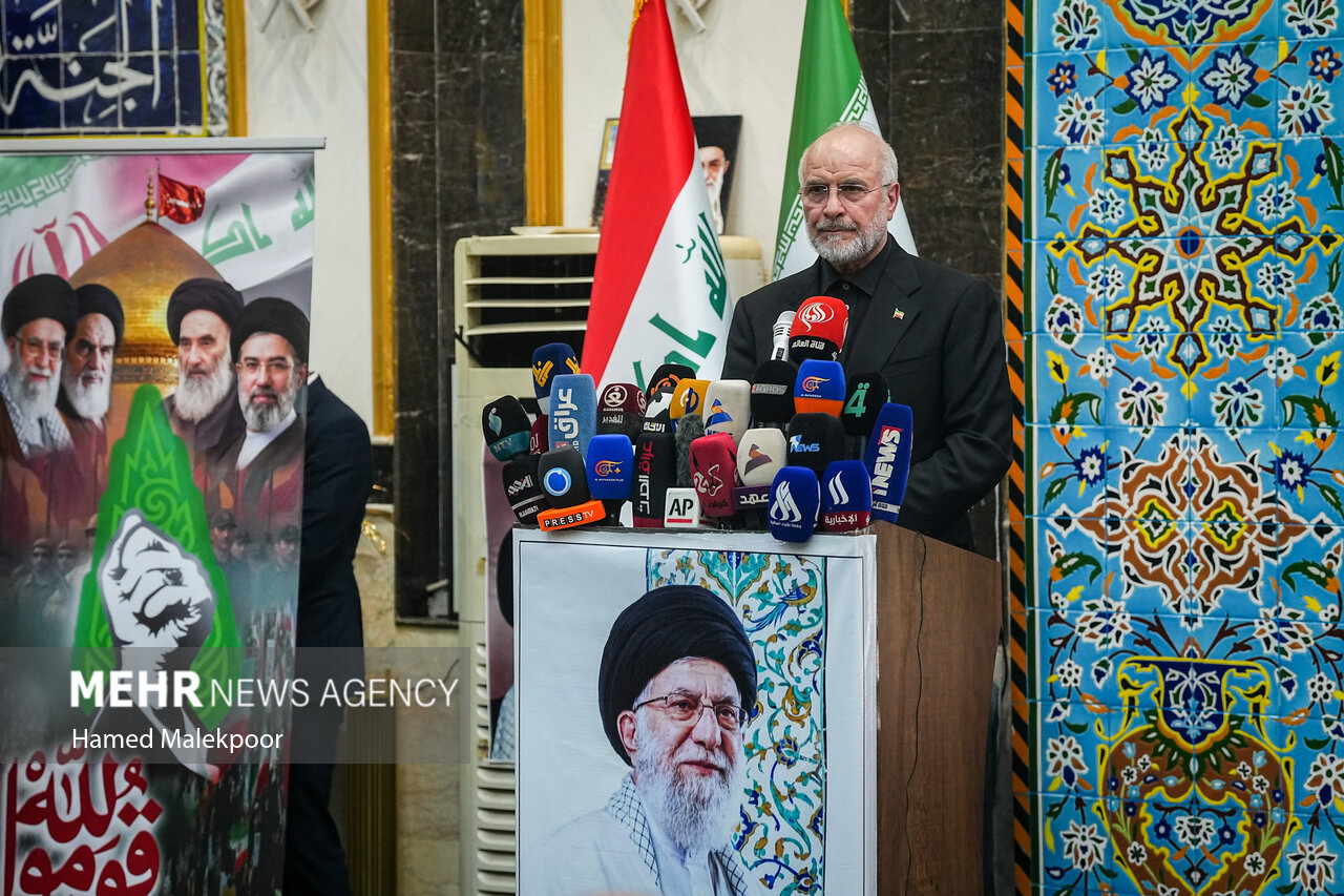 مراسم چهلمین روز تدفین آقای شهید ایران در کربلا