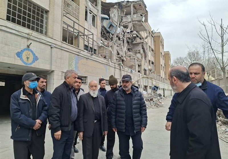 بازدید چمران از نقاط آسیب دیده شمال شرق تهران