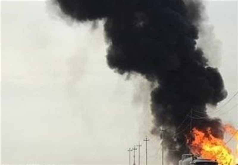 انفجار در یک میدان نفتی در کرکوک عراق