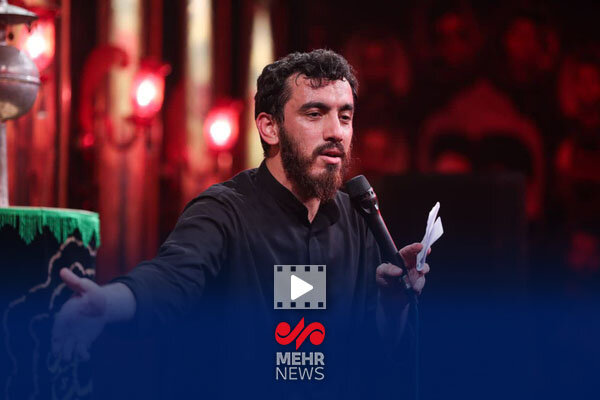 رجزخوانی مهدی رسولی برای ترامپ در مراسم یوم العباس