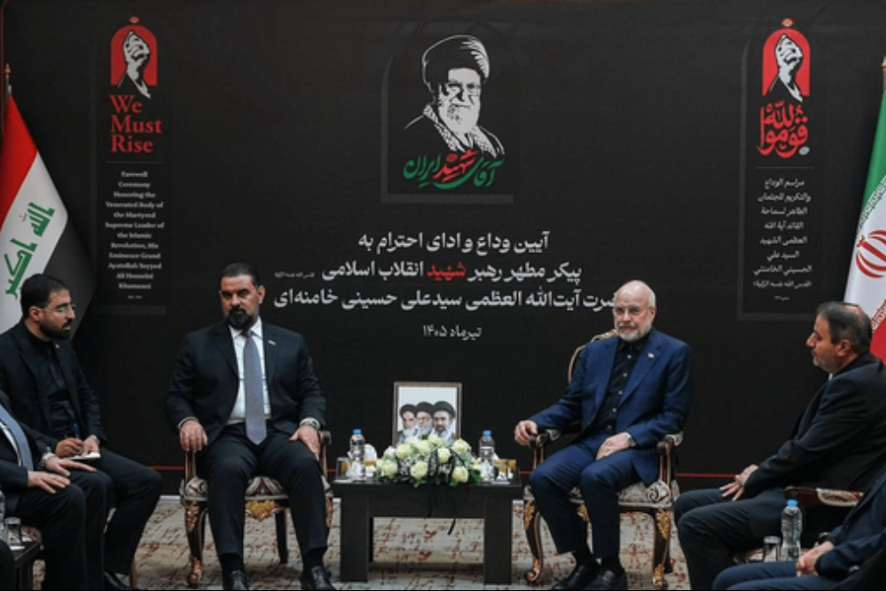 دیدار رئیس مجلس عراق با قالیباف