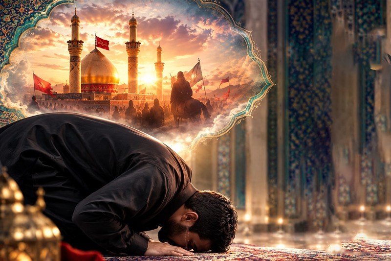 اینفوگرافیک| حکم گریه بر امام حسین(ع) در حال نماز