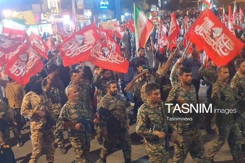رزمایش جانفدایان نمایش انسجام بسیجیان دهدشت در هفته دفاع مقدس+فیلم