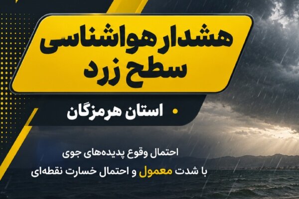 صدور دو هشدار هواشناسی در هرمزگان؛ هوا گرم تر می‌شود
