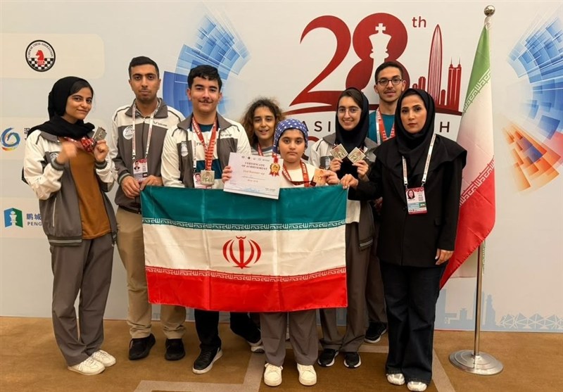 8 مدال برای شطرنج‌بازان ایران در مسابقات رده‌های سنی آسیا