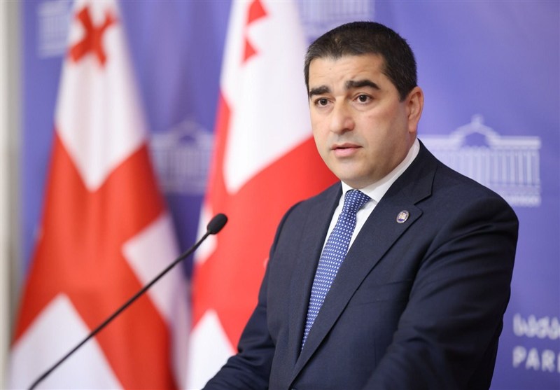 تنش تفلیس-کی‌یف؛ رئیس پارلمان گرجستان زلنسکی را «ناسپاس» خواند