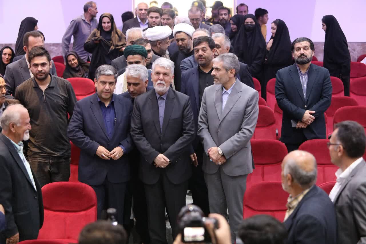 افتتاح مجتمع فرهنگی هنری عنبران نمین با حضور وزیرفرهنگ و ارشاد اسلامی