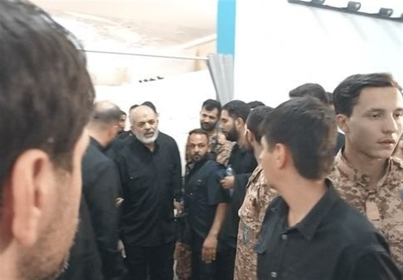 بازدید سردار وحیدی از بیمارستان موقت مصلای تهران